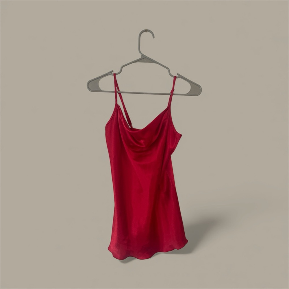 Elegant Red Women's Camisole Top
